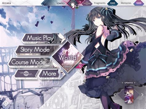 Arcaea:  A Touch-Screen Symphony of Anime Aesthetics and Ethereal Soundtracks!